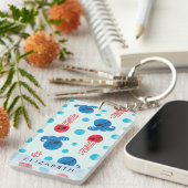 Porte-clés Pirate Octopus, Pirate Jellfish, Mer, Votre Nom (Devant droit)