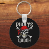 Porte-clés Pirate Papa Jolly roger Drapeau Et Crossbones Crân (Recto)
