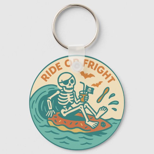 Porte-clés Pirate Squelette Été Effrayant (Recto)