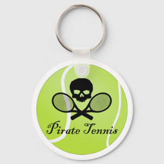 Porte-clés Pirate Tennis avec balle de tennis