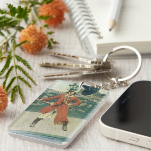 Porte-clés Pirates d'antan, Capitaine Keitt par Howard Pyle