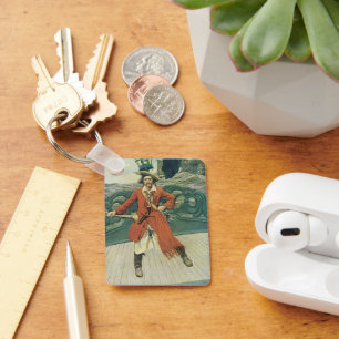 Porte-clés Pirates d'antan, Capitaine Keitt par Howard Pyle