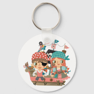 Porte-clés Pirates Girly