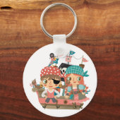 Porte-clés Pirates Girly (Recto)