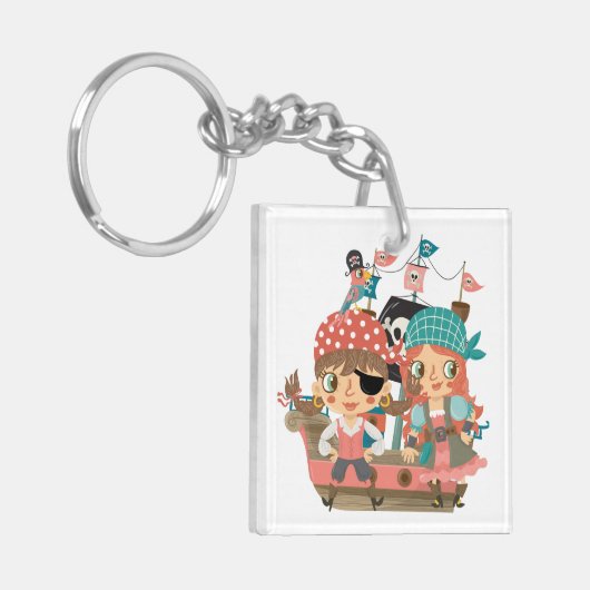 Porte-clés Pirates Girly (Devant gauche)