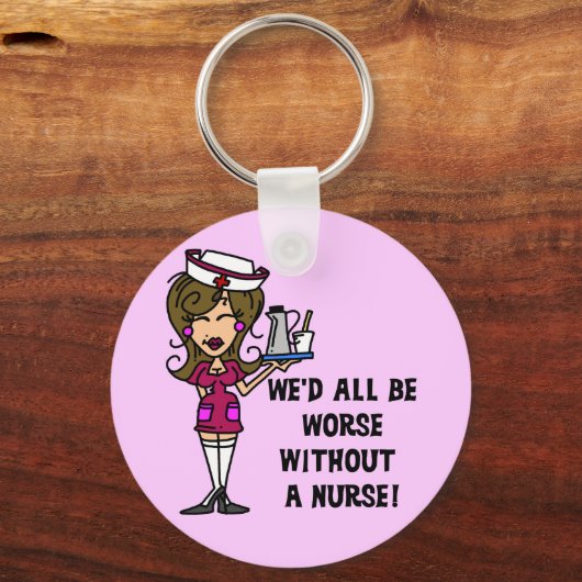 Porte-clés Pire sans infirmière (Recto)