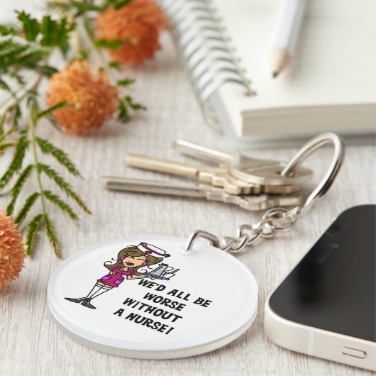 Porte-clés Pire sans infirmière (Devant Droit)