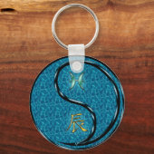 Porte-clés Pisces & Dragon d'eau (Recto)