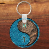 Porte-clés Pisces & Earth Horse (Recto)