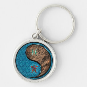 Porte-clés Pisces & Earth Tiger