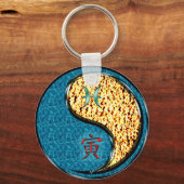 Porte-clés Pisces et Tigre de Feu (Recto)