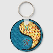 Porte-clés Pisces et Tigre de Feu (Verso)
