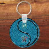 Porte-clés Pisces et tigre d'eau (Recto)
