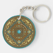 Porte-clés Pisces Mandala Porte - clé acrylique (Dos)