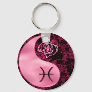Porte-clés Pisces Yin Yang