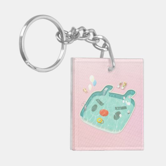 Porte-clés Piscine (Devant gauche)