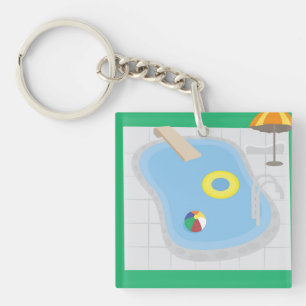 Porte-clés Piscine