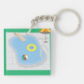 Porte-clés Piscine (Dos)