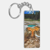 Porte-clés Piscine de courant ascendant de Yellowstone (Devant gauche)