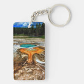 Porte-clés Piscine de courant ascendant de Yellowstone (Dos)