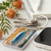 Porte-clés Piscine opale (Devant droit)