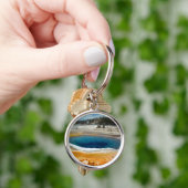 Porte-clés Piscine opale (main)