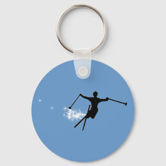 Porte-clés piste en poudre