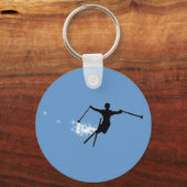 Porte-clés piste en poudre (Recto)
