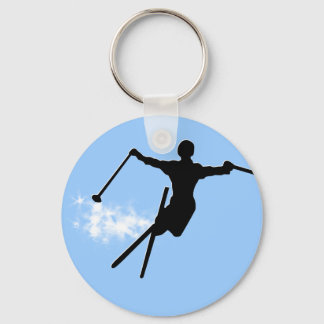 Porte-clés piste en poudre