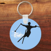 Porte-clés piste en poudre (Recto)