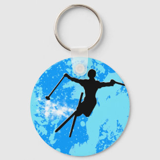 Porte-clés piste en poudre