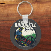 Porte-clés Piste VTT de descente personnalisée (Recto)