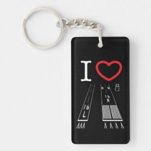 Porte-clés Pistes de l'aéroport Van Nuys 16L-16R / 34L-34R