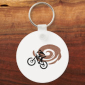 PORTE-CLÉS PISTES VÉLOS MONTAGNES (Recto)