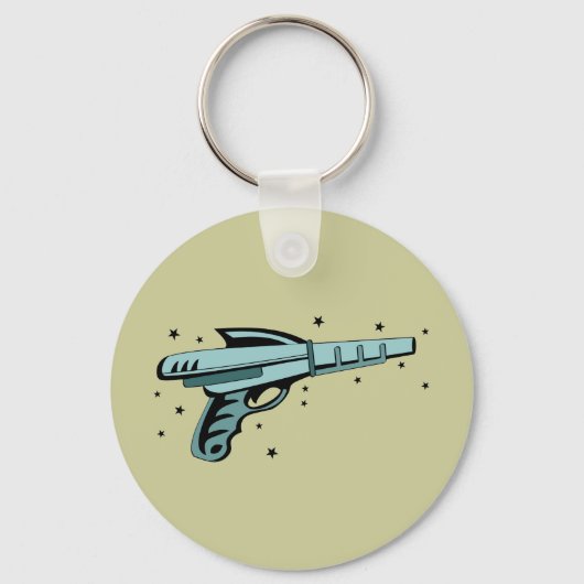 Porte-clés Pistole laser à rayon étoile (Recto)