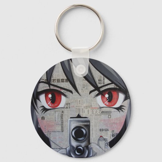 Porte-clés pistolet à manga (Recto)