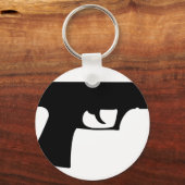 Porte-clés pistolet noir (Recto)