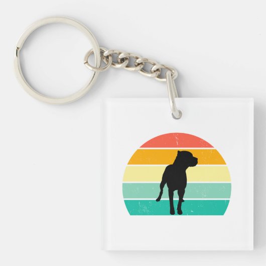 Porte-clés Pit Bull (Devant)