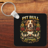 Porte-clés Pit Bull : Force Douce (Recto)