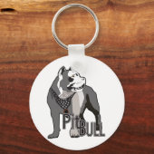 Porte-clés Pitbull (Recto)