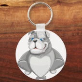 Porte-clés Pitbull américain (Recto)