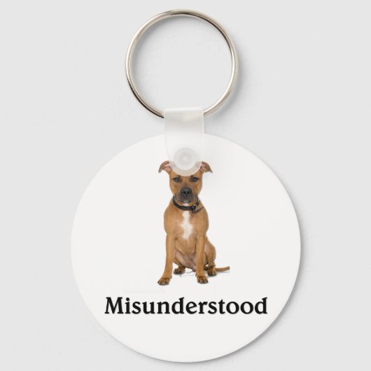 Porte-clés Pitbull - Misunderstood (Recto)