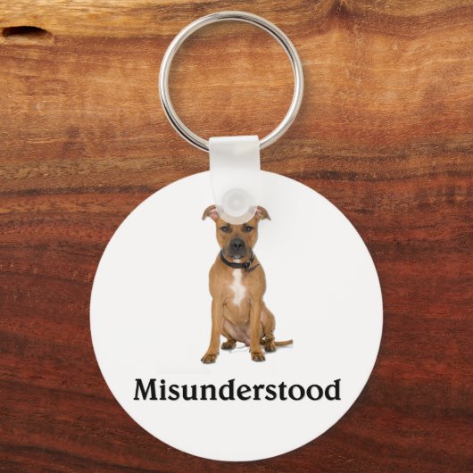 Porte-clés Pitbull - Misunderstood (Recto)