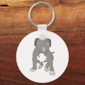 Porte-clés Pitbull Puppy (Recto)