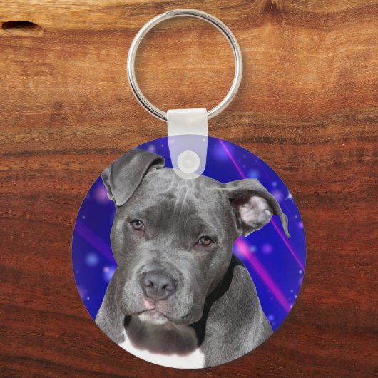 Porte-clés Pitbull Space (Recto)