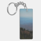 Porte-clés Pittoresque Blue Ridge Mountains Nature Photograph (Devant gauche)