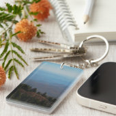 Porte-clés Pittoresque Blue Ridge Mountains Nature Photograph (Devant droit)