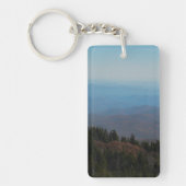 Porte-clés Pittoresque Blue Ridge Mountains Nature Photograph (Devant)
