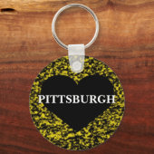Porte-clés Pittsburgh Heart (Recto)
