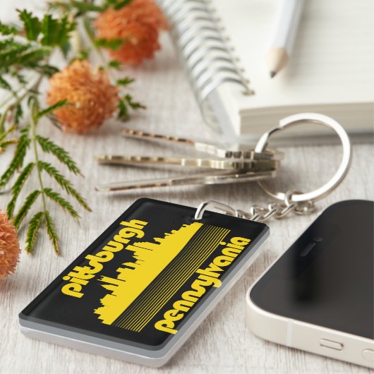 Porte-clés Pittsburgh Pennsylvanie (Devant droit)